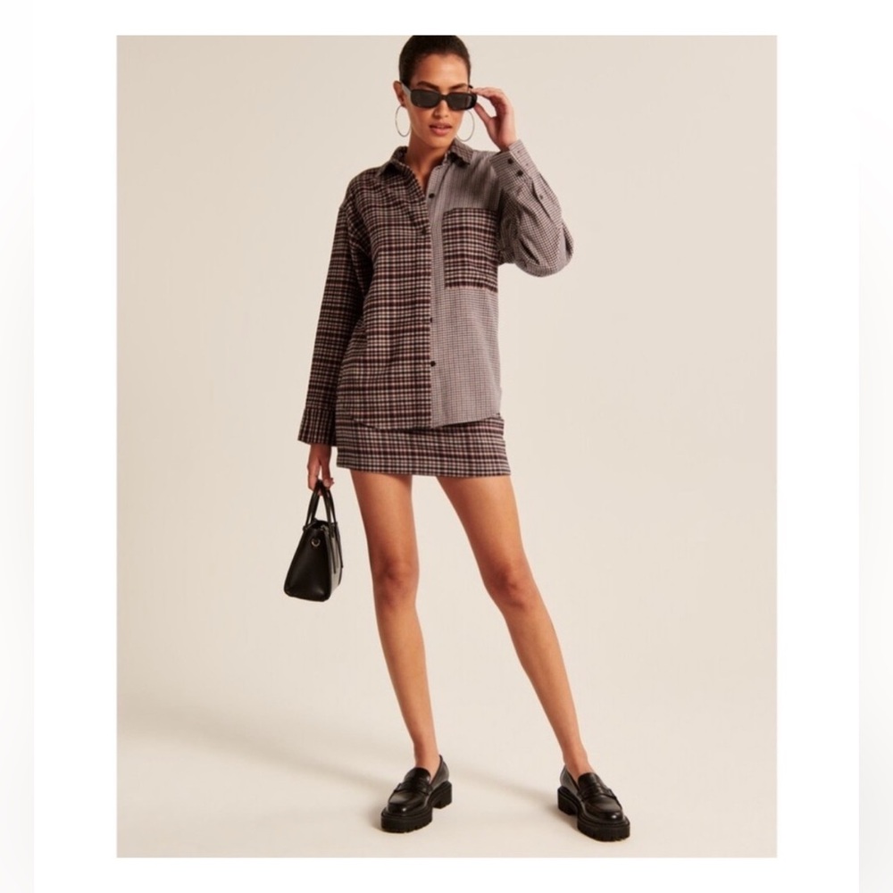 Abercrombie & Fitch cozy oversized button down